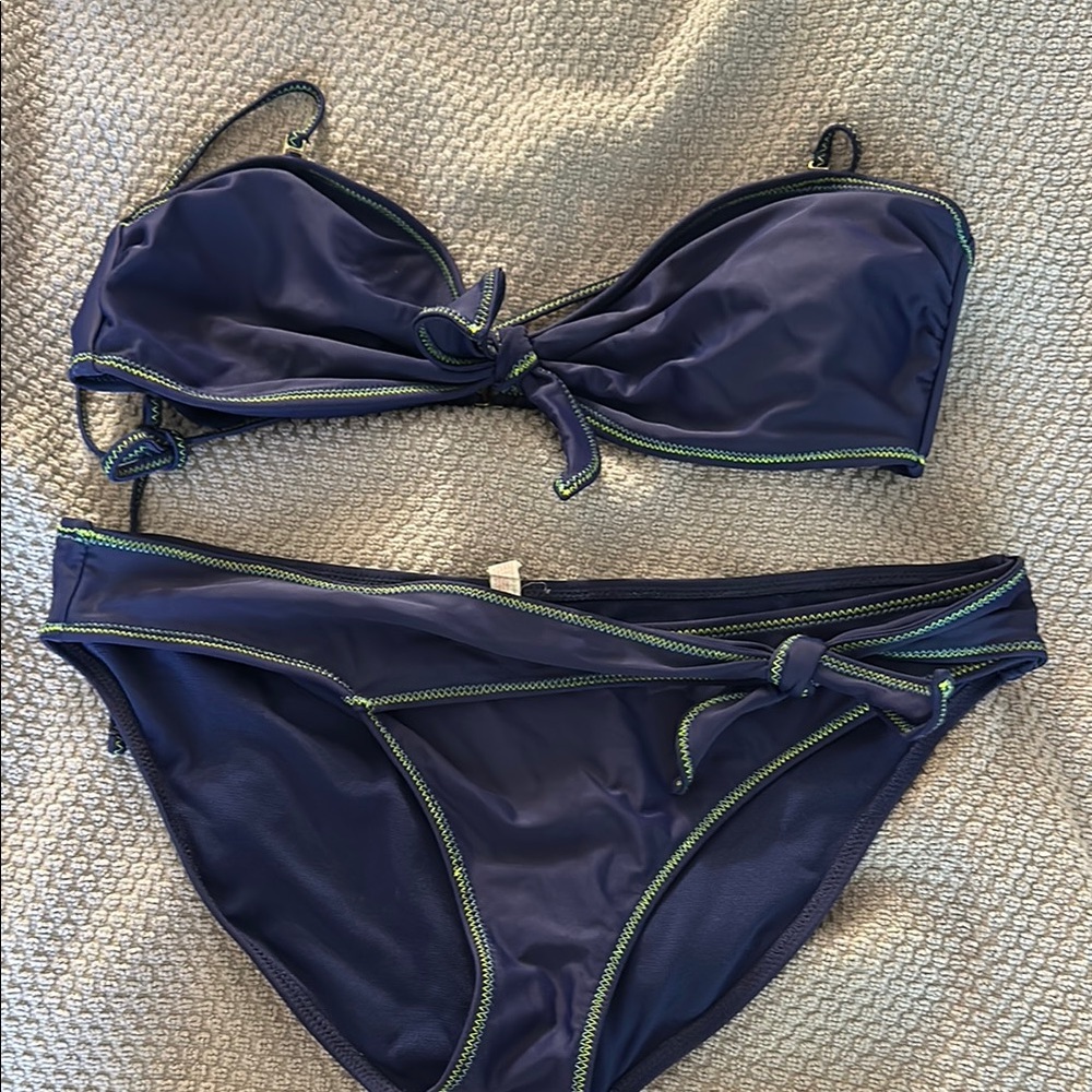 Stylish Navy Bikini Set